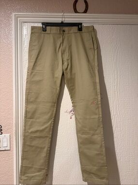 Dickies Men’s Khaki Work Chinos - Light Tan